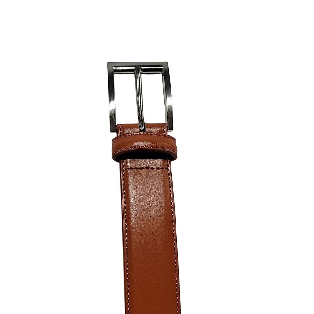 Gelante Orange Leather Belt Women Size S 30-32 NEW w/out Tags G2064 Unisex Men